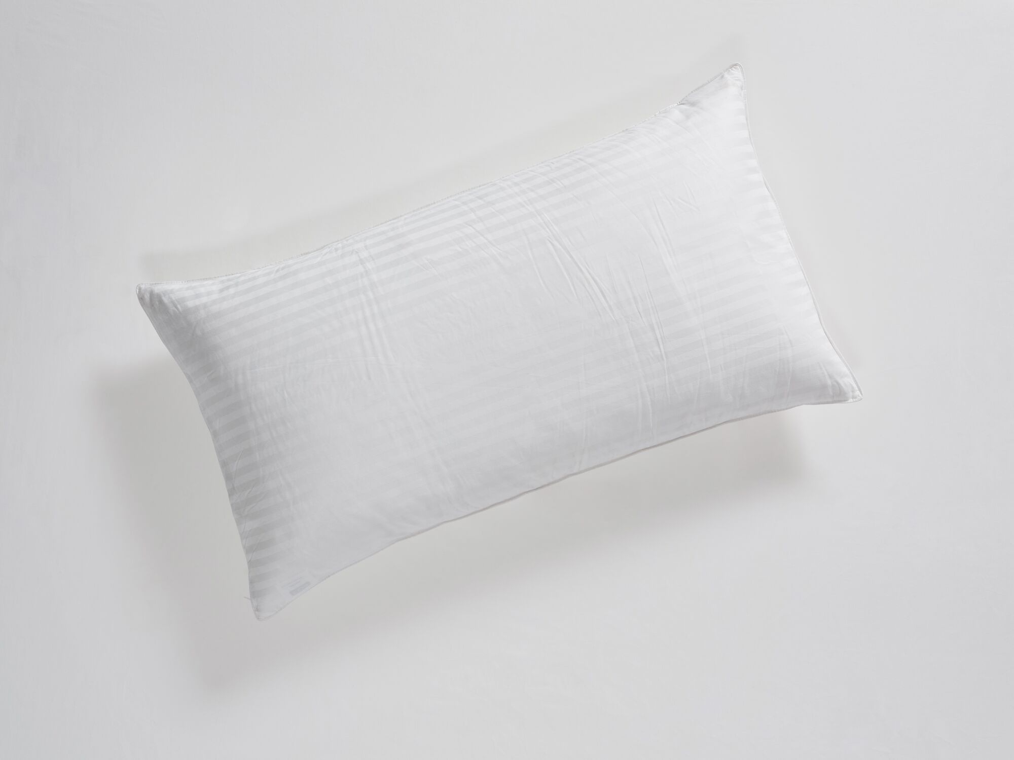 Top angle view of king down pillow